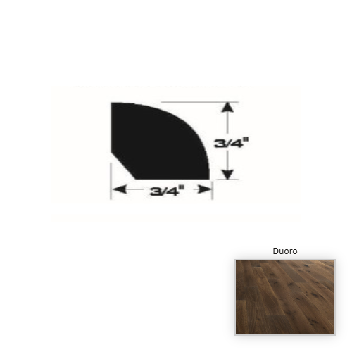 French White Oak Hardwood Duoro Quarter Round Brushed Matte 1