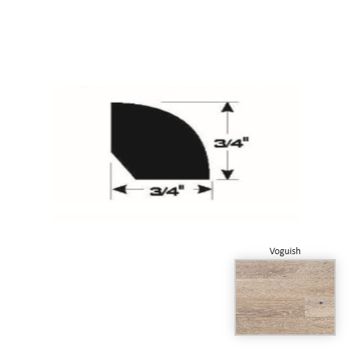European White Oak Hardwood Voguish Quarter Round Ultra Matte Polyurethane 1