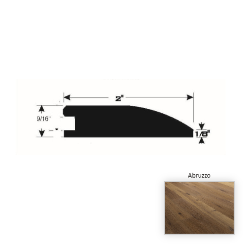 French White Oak Hardwood Abruzzo Reducer Brushed Matte 1
