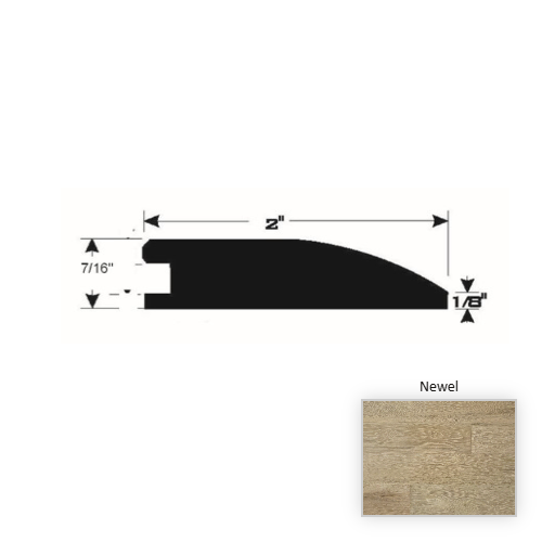 European White Oak Hardwood Newel Reducer Ultra Matte Polyurethane 1