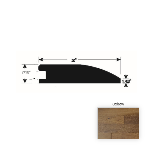 European White Oak Hardwood Oxbow Reducer Ultra Matte Polyurethane 1