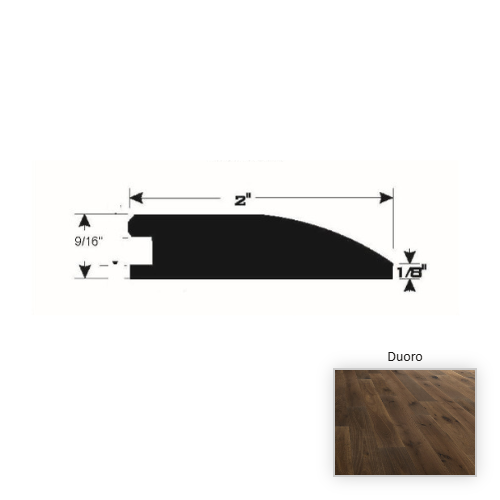 French White Oak Hardwood Duoro Reducer Brushed Matte 1