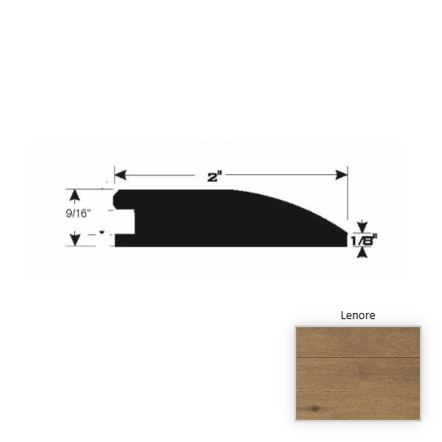 French White Oak Hardwood Lenore Reducer Wire Brushed & Ultra Low Gloss 1