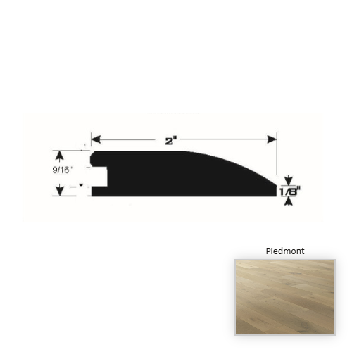 French White Oak Hardwood Piedmont Reducer Brushed Matte 1