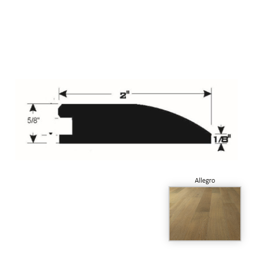 French White Oak Hardwood Allegro Reducer Brushed Matte 1