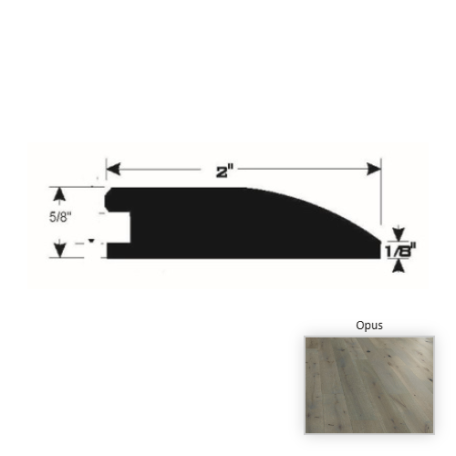 French White Oak Hardwood Opus Reducer Brushed Matte 1