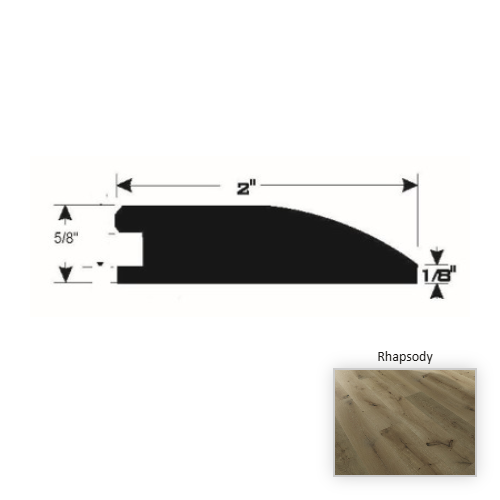 French White Oak Hardwood Rhapsody Reducer Brushed Matte 1