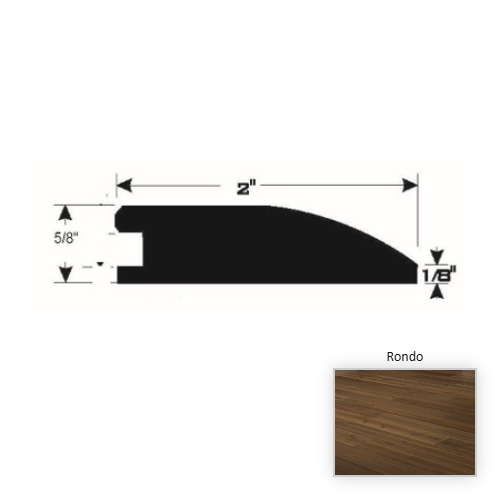 French White Oak Hardwood Rondo Reducer Brushed Matte 1