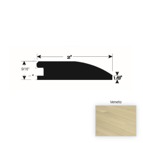 French White Oak Hardwood Veneto Reducer Brushed Matte 1
