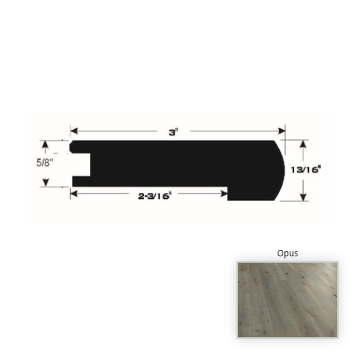 French White Oak Hardwood Opus Flush Stair Nose Brushed Matte 1