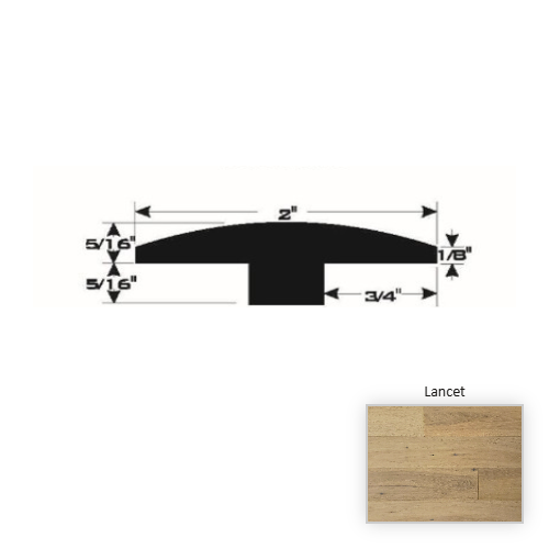 European White Oak Hardwood Lancet T Molding Ultra Matte Polyurethane 1