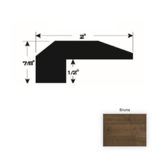 French White Oak Hardwood Bruna Threshold Wire Brushed & Ultra Low Gloss 1