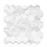 Broadway Statuario Brina Matte Porcelain Mosaic - 2" Hexagon