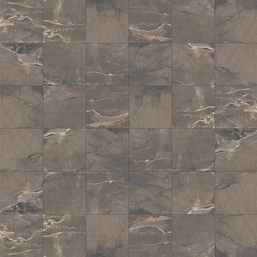 Absolute Brown Porcelain Mosaic - 2" x 2"