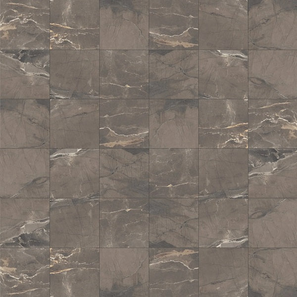 Absolute Brown Porcelain Mosaic - 2" x 2"