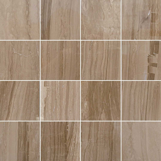 Full Tile Sample - Brownthorne Limestone Tile - 3" x 12" x 3/8" Polished