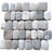 Marble 3D Tan, White & Grey Mosaic Tumbled 1