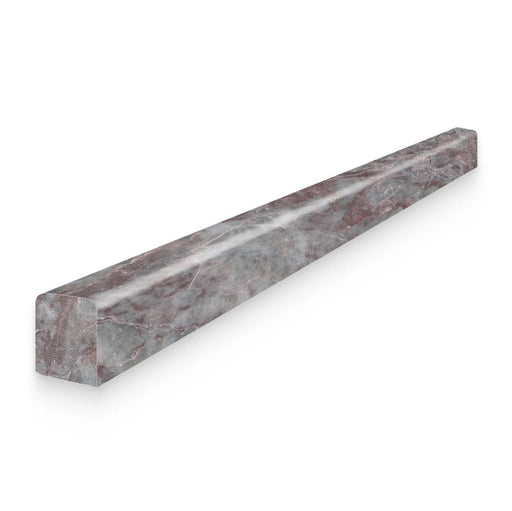 Full Liner Sample - Salome Marble Pencil - 0.5" x 12" x 3/8" Honed