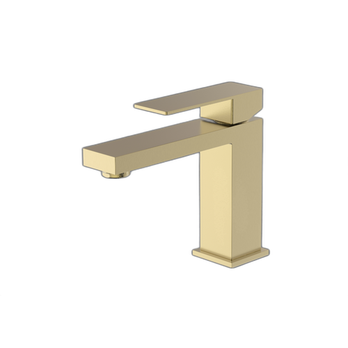Burney Brushed Gold Brushed Gold Bathroom Faucet Brushed Gold 1