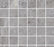 Full Sheet Sample - Evolution Grey Porcelain Mosaic - 3" x 3" Matte