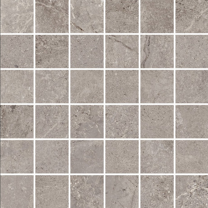 Full Sheet Sample - Evolution Sugar Porcelain Mosaic - 3" x 3" Matte