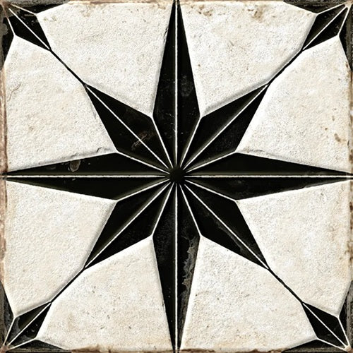 Catalina Star Black Porcelain & Ceramic Tile - Matte