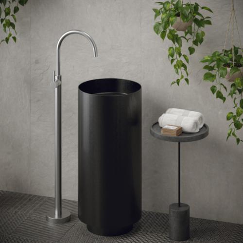 Stainless Steel Gunmetal Grey Bathroom Sink 2