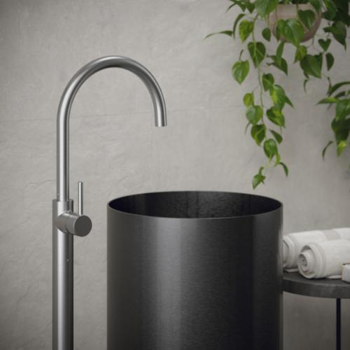Stainless Steel Gunmetal Grey Bathroom Sink 3