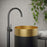 Stainless Steel Gold and Gunmetal Grey Bathroom Sink 3