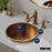 Stainless Steel Brushed Copper Bathroom Sink 4