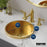 Stainless Steel Gold Bathroom Sink 4