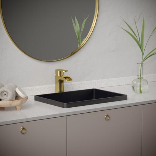 Stainless Steel Gunmetal Grey Bathroom Sink 3