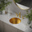Stainless Steel Gold Bathroom Sink 2