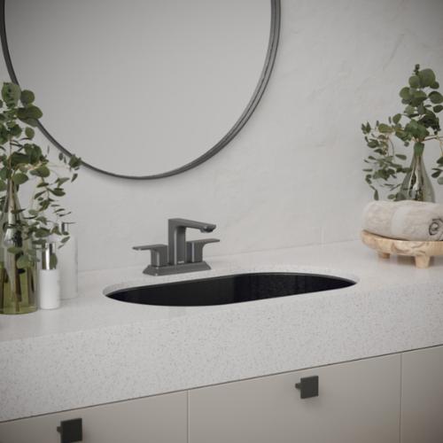 Stainless Steel Gunmetal Grey Bathroom Sink 3