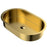 Stainless Steel Gold Bathroom Sink 1