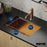 Stainless Steel Brushed Copper Bathroom Sink 4