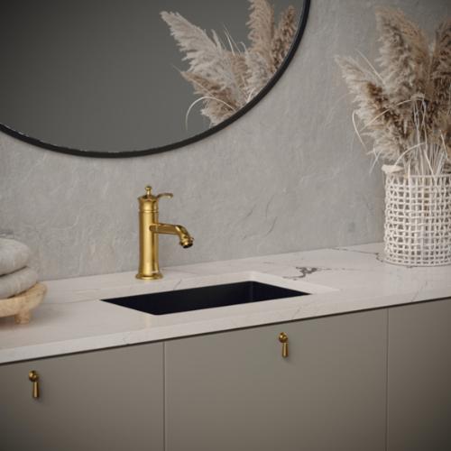 Stainless Steel Gunmetal Grey Bathroom Sink 2