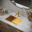 Stainless Steel Gold Bathroom Sink 3