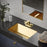 Stainless Steel Gold Bathroom Sink 2