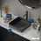 Stainless Steel Gunmetal Grey Bathroom Sink 4