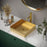 Stainless Steel Gold Bathroom Sink 2