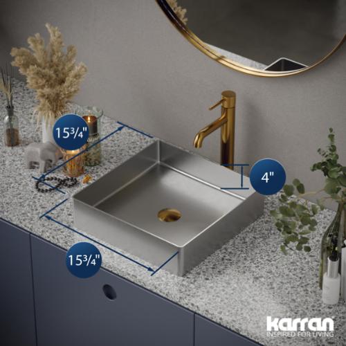 Stainless Steel Bathroom Sink 4