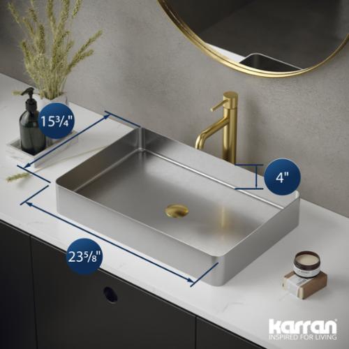 Stainless Steel Bathroom Sink 4