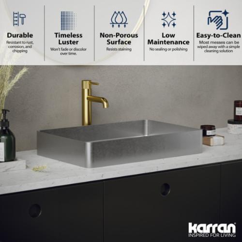 Stainless Steel Bathroom Sink 5