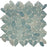 Liquid Rocks Glass Aqua Blue Random CETLIRO Mosaic Textured 1