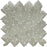 Liquid Rocks Glass Glacier White Random CETLIRO Mosaic Textured 1
