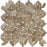 Full Sheet Sample - Aquatica Liquid Rocks Sandy Beige Random Pebble Glass Mosaic - 10.50" x 10.50" x 6 MM Textured