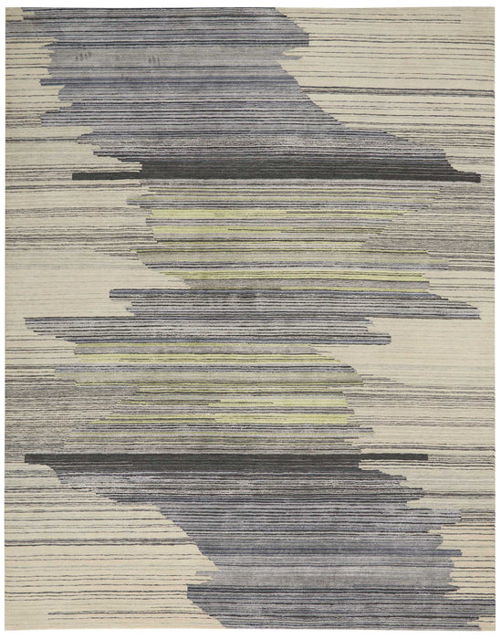Christopher Guy Wool & Silk Rubio Chic CGS23 Wool Blend Contemporary Area Rug - 6 Ft x Round