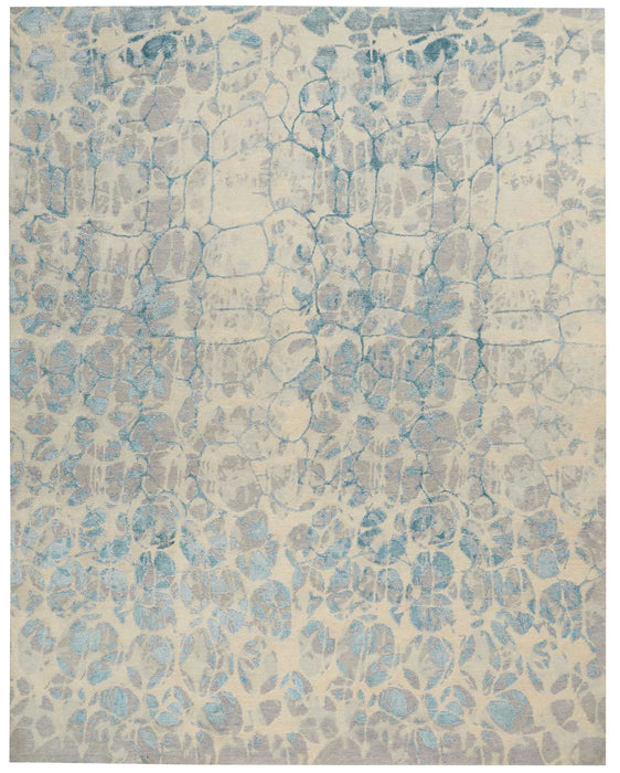 Christopher Guy Wool & Silk Birch CGS28 Wool Blend Contemporary Area Rug - 6 Ft x Round