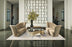 Christopher Guy Wool & Silk Sea Sand Minerals CGS34 Wool Blend Contemporary Area Rug - 6 Ft x Round
